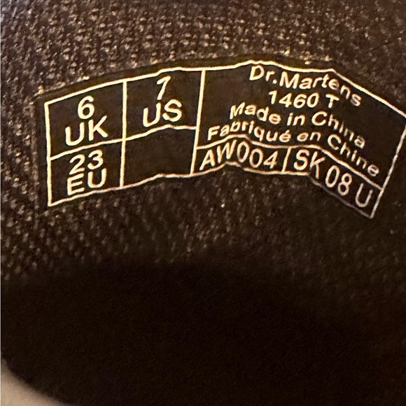 Dr. Martens toddler size 7 red and black - Picture 5 of 6